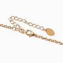 Gold Marbled Daisy Toggle Necklace &amp; Huggie Hoops Earrings Set - 2 Pack,