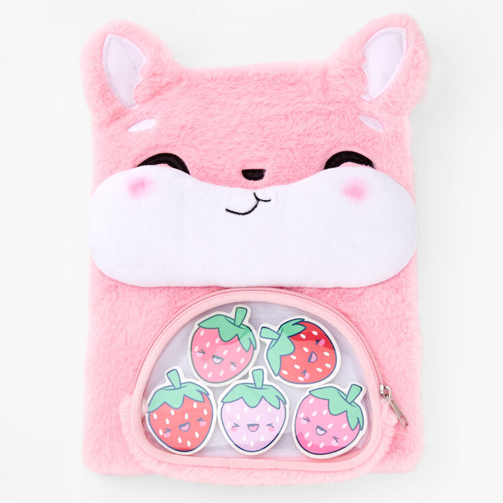 Strawberry Hamster Plush Sketchbook,