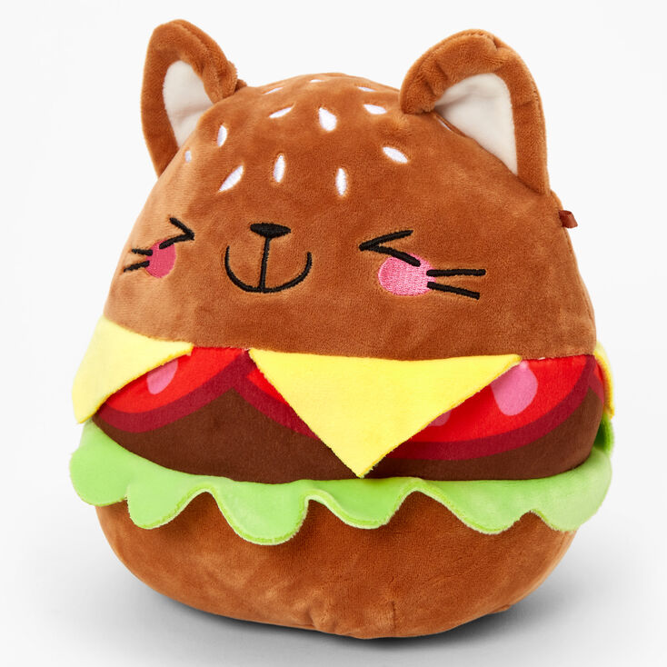 Squishmallows&trade; 8&quot; Claire&#39;s Exclusive Catburger Plush Toy,