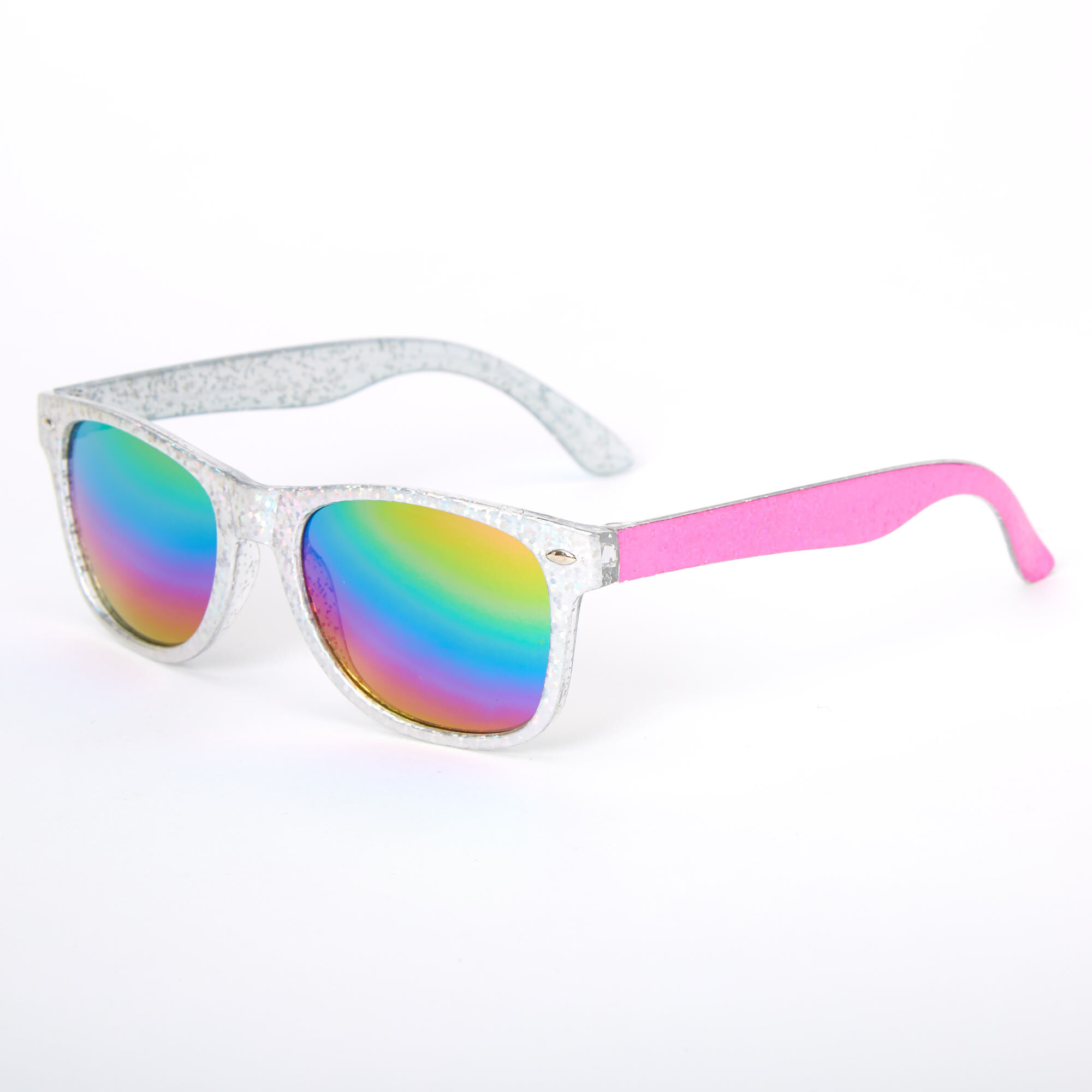 Claire's Club Holographic Retro Sunglasses,
