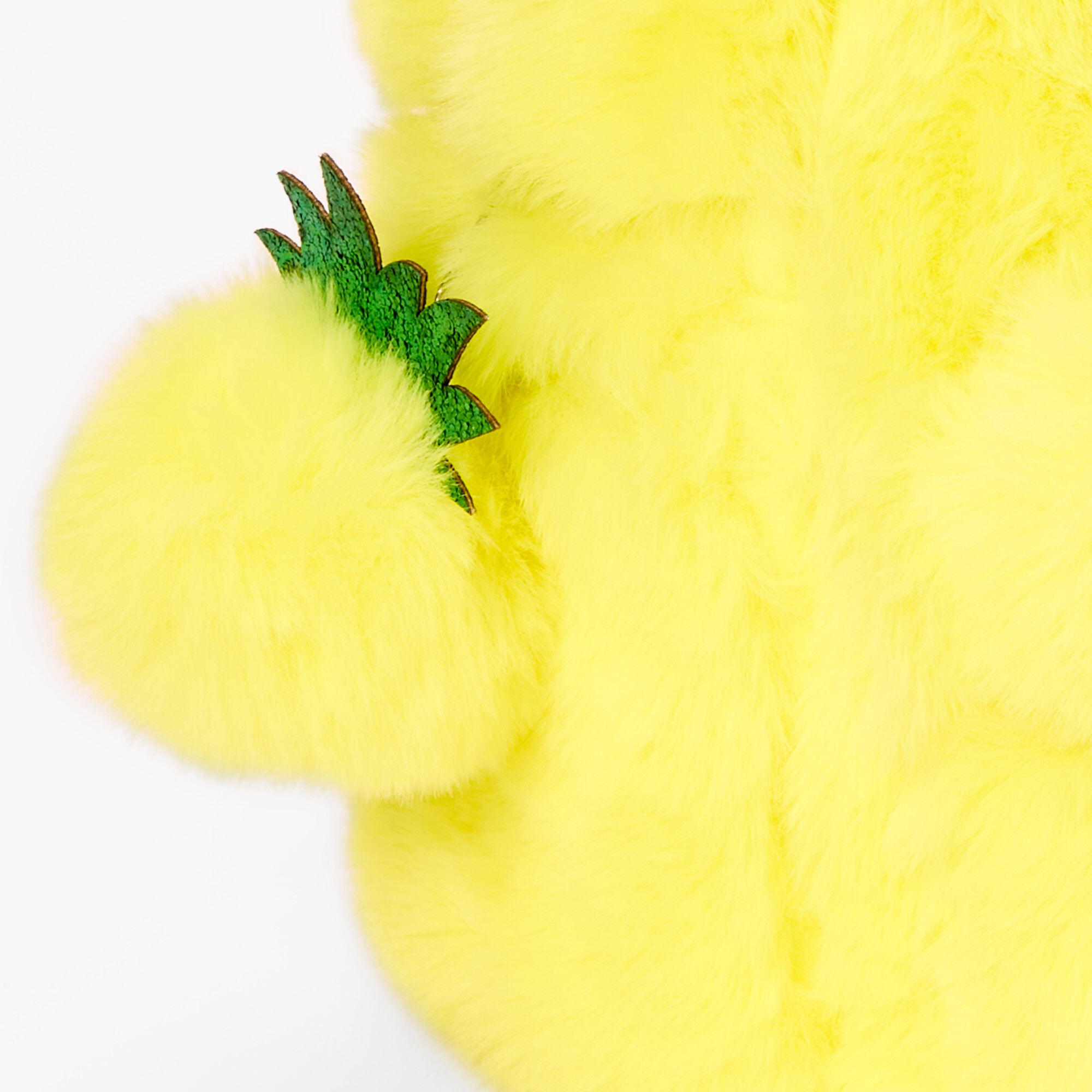 Yellow Furry Backpack,