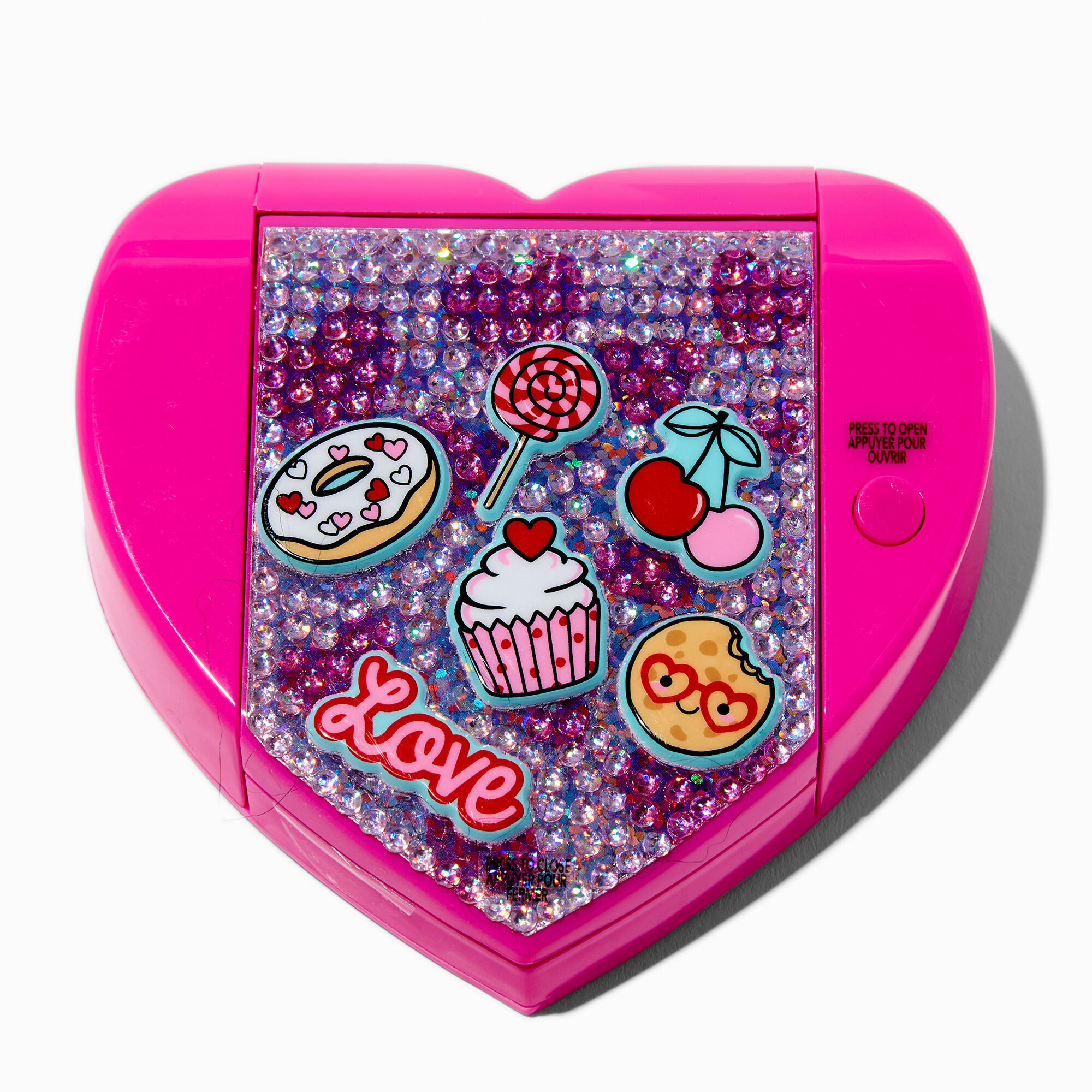 Claire's Club Sweets Bling Heart Mechanical Lip Gloss Set,