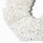 White Eyelet Hair Scrunchie,