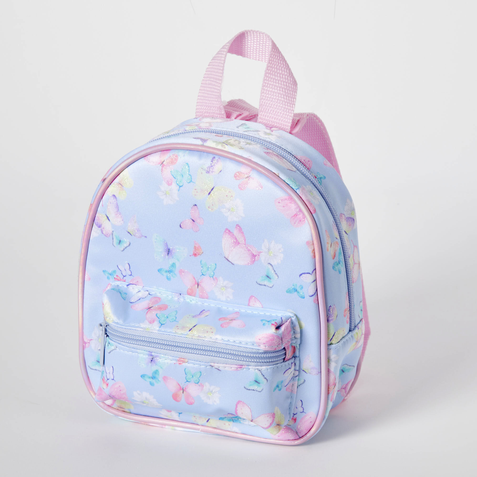 Claire's Club Blue Butterfly Mini Backpack,
