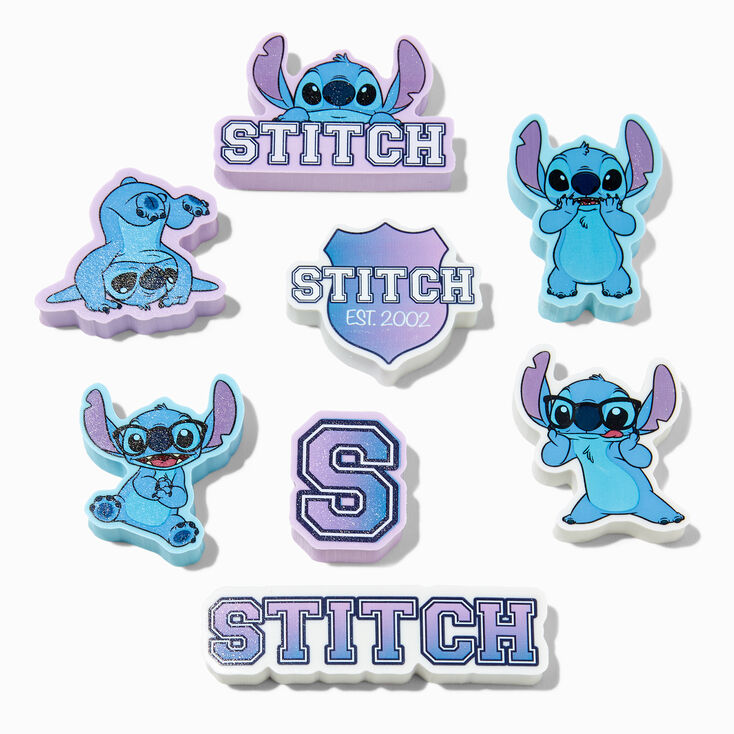 Disney Stitch Varsity Erasers - 8 Pack,