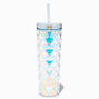 Holographic Quilted-Design Tumbler,