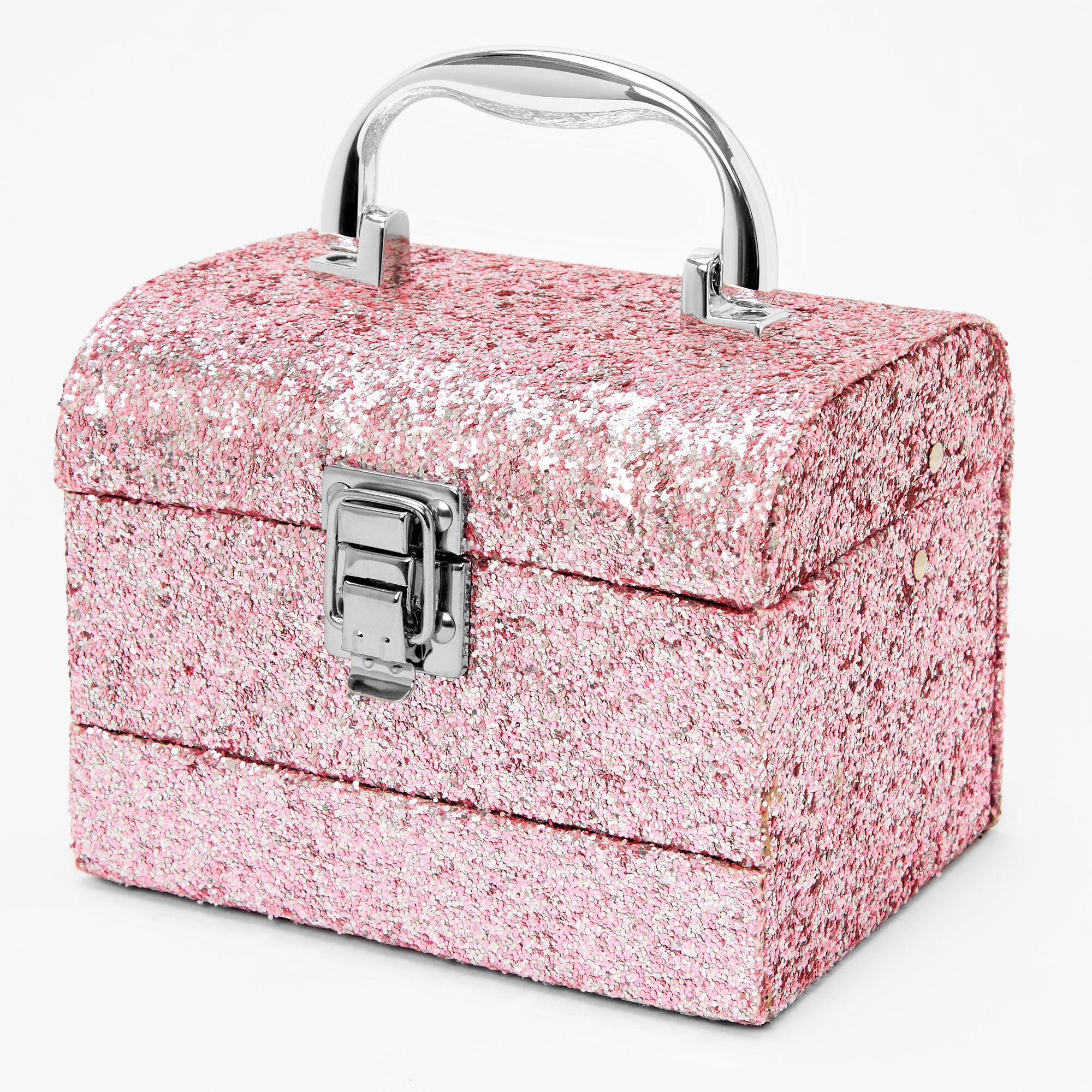 Claire's Club Pink Glitter Mini Makeup Set Mega Case,