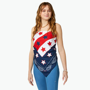 Patriotic Stars And Stripes Convertible Scarf,