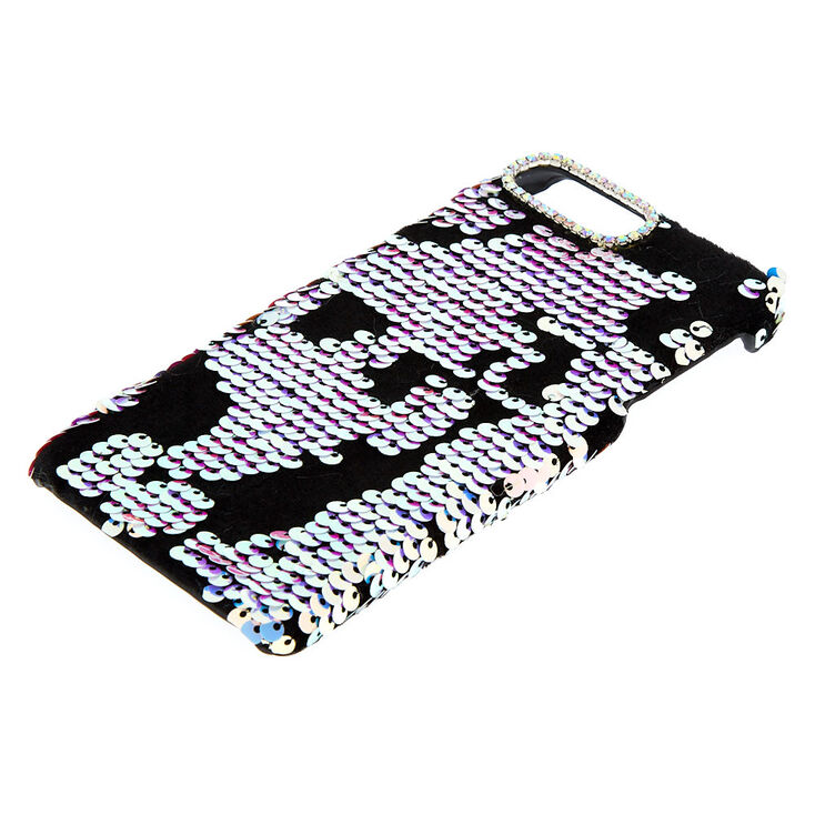Velvet Reverse Sequin Phone Case - Fits iPhone 6/7/8 Plus,