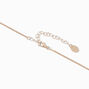 Gold-tone Butterfly Birthstone Pendant Necklace - December,