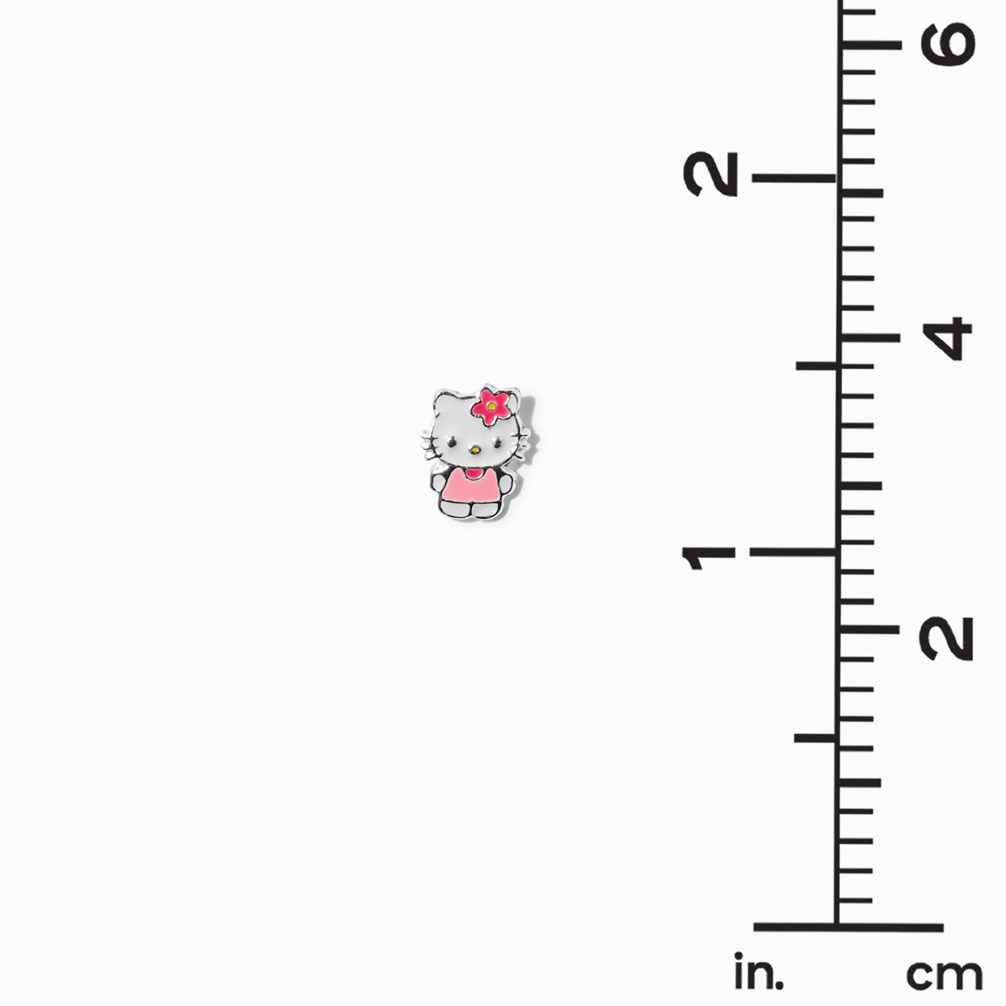 Sterling Silver Hello Kitty® and Friends Enamel Stud Earrings,