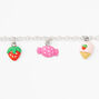 Silver Sweet Treats Charm Bracelet,