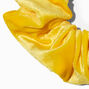 Medium Yellow Velvet Hair Scrunchie,