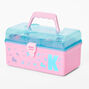 Pink Initial Makeup Box - K,