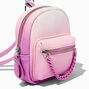 Ombre Purple Mini Backpack Crossbody Bag,