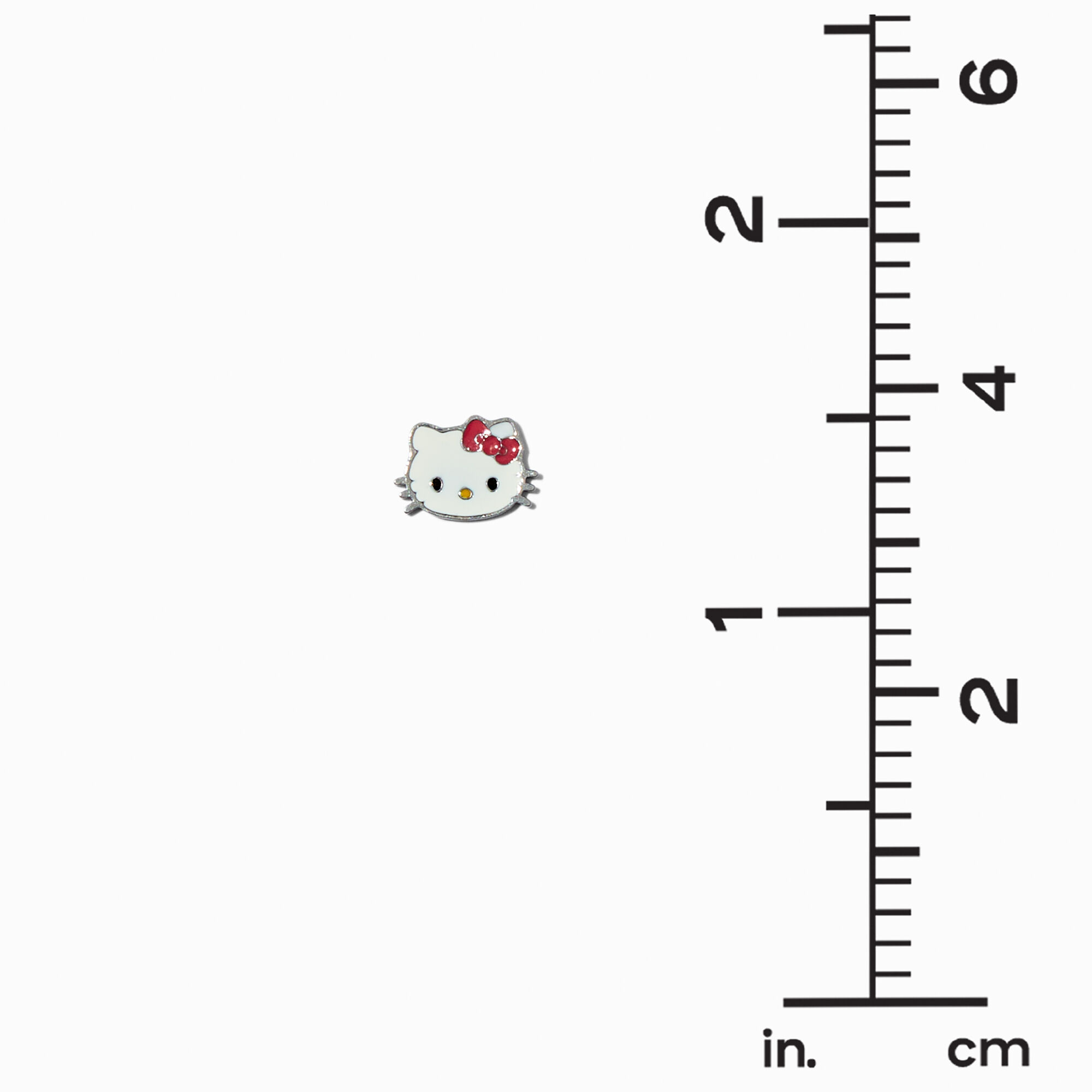 Hello Kitty® Stainless Steel Face 16G Cartilage Earring,