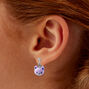 Purple Bear Clip-On Earrings,