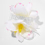 White Orchid Flower Hair Claw,