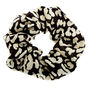 Medium Black &amp; White Leopard Hair Scrunchie,
