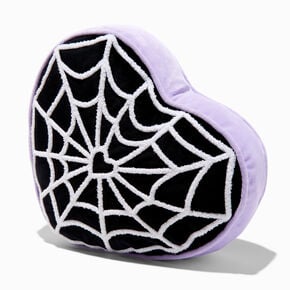 Heart-Shaped Spider Web Pillow,
