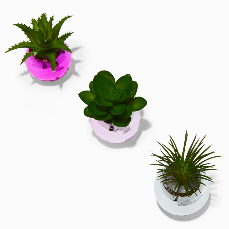 Disco Ball Faux Succulent Set - 3 Pack,