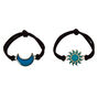 Sun &amp; Moon Stretch Friendship Bracelets - 2 Pack,