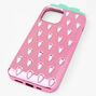 Pink Chrome Strawberry Protective Phone Case - Fits iPhone&reg; 12/12 Pro,
