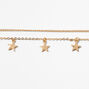 Star Charm Choker Necklaces - 2 Pack,