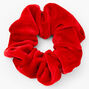 Medium Red Velvet Hair Scrunchie,