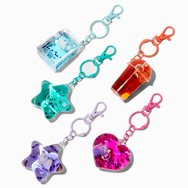 Claire&#39;s ShimmerVille&trade; Critters Water-Filled Keychain Blind Bag - Styles Vary,