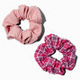 Mean Girls&trade; x Claire&#39;s Pink Houndstooth &amp; Argyle Hair Scrunchies - 2 Pack,