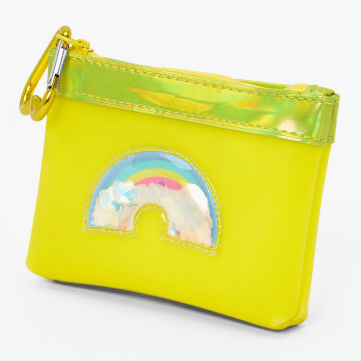 Rainbow Shaker Yellow Coin Purse,