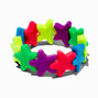 Claire&#39;s Club Neon Rainbow Star Bracelet,