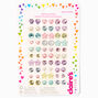 Claire&#39;s Club Pastel Stick On Earrings - 30 Pack,