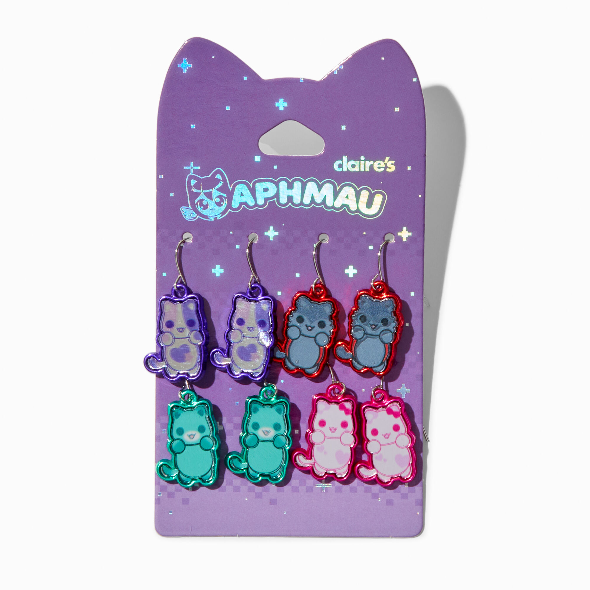 Aphmau™ And Friends Claire's Exclusive Drop Earrings - 4 Pack,
