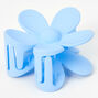 Blue Matte Flower Hair Claw,