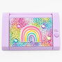 Pastel Purple Rainbow Bling Mechanical Bling Lip Gloss Set,