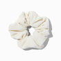 Ivory Crinkle Hair Scrunchie,