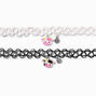 Best Friends Charming Cow Tattoo Choker Necklaces - 2 Pack,