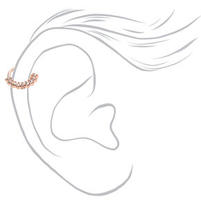 Mixed Metal 18G Crystal Cartilage Hoop Earrings - 3 Pack,