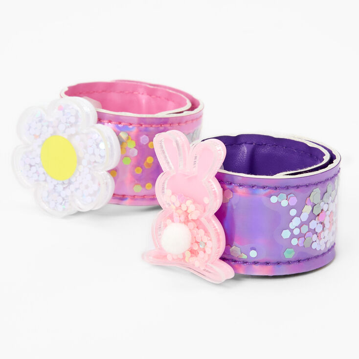 Easter Confetti Slap Bracelets - 2 Pack,