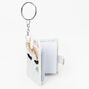 Glitter Unicorn Mini Diary Keychain,