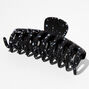 Black Splatter Paint Medium Hair Claw,