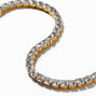 C LUXE by Claire&#39;s 18k Yellow Gold Plated Cubic Zirconia Tennis Bracelet,