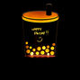 Bubble Tea Light-Up Dry Erase Board,