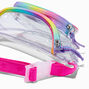 Clear Rainbow Belt Bag,