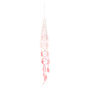 7 Tier Ombre Feather Hanging Wall Art - Pink,