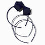 Claire&#39;s Club Navy Loopy Bow Headbands - 3 Pack,