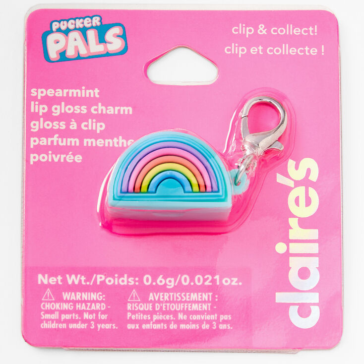 Pucker Pals Rainbow Lip Gloss Charm,
