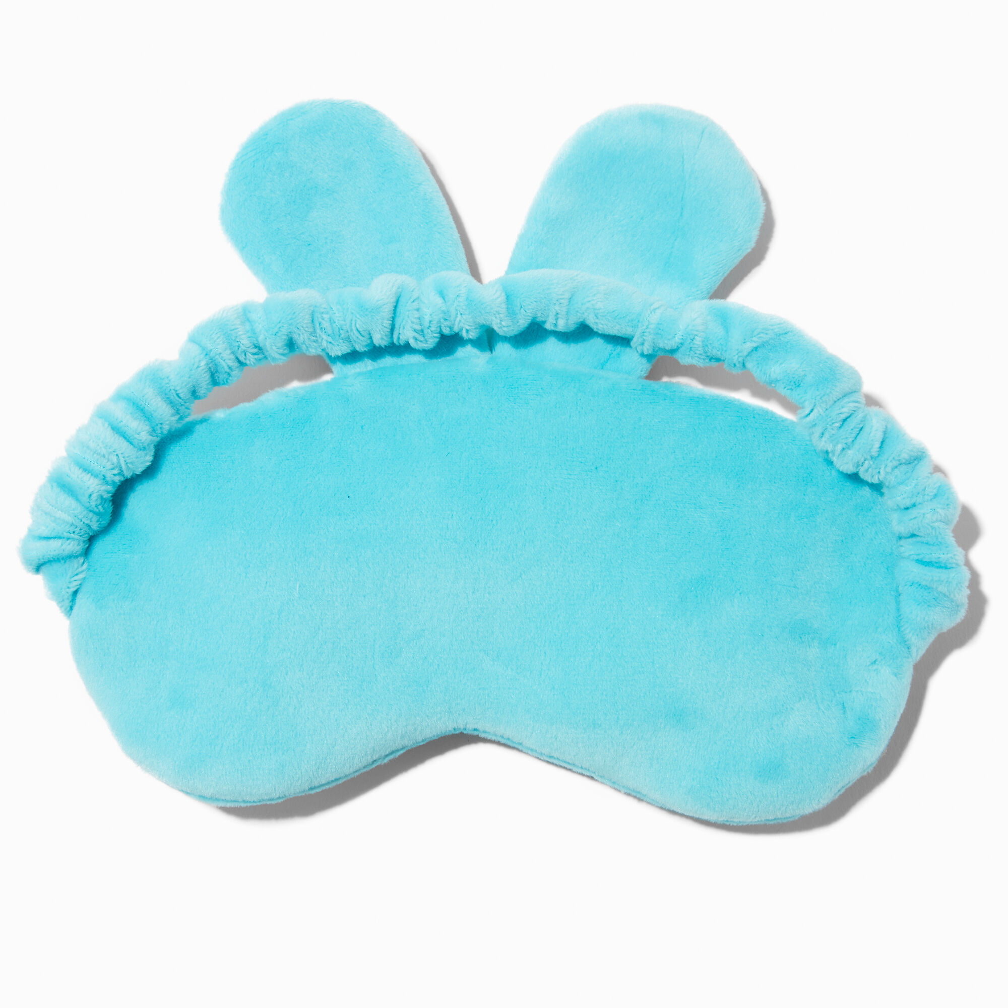 Aqua Bunny Plush Sleeping Mask,